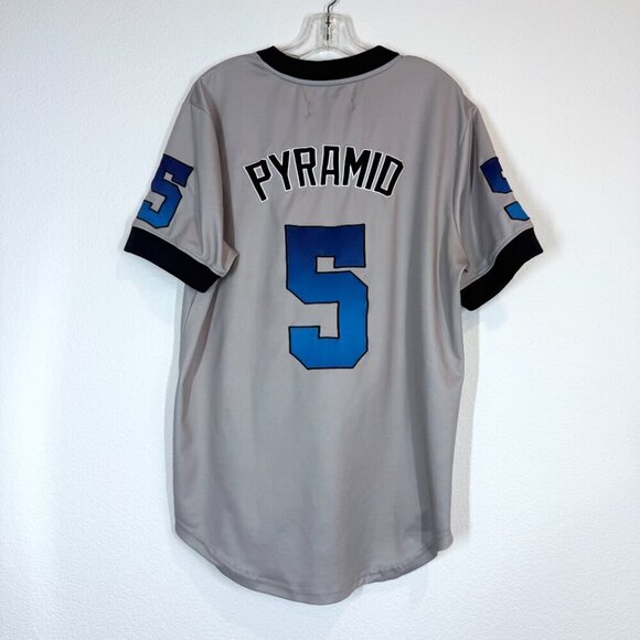 Black Pyramid Transformer Jersey Shirt Gray Black XL - Picture 3 of 16